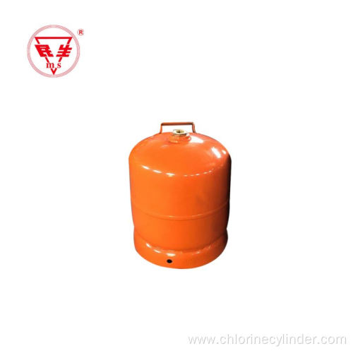 Small Portable Camping Cooking 3kg LPG Gas Cylinder